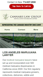Mobile Screenshot of los-angeles-marijuana-lawyer.com